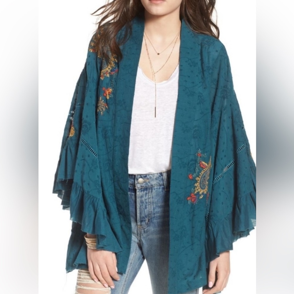 Free People Small Dottie West Kimono